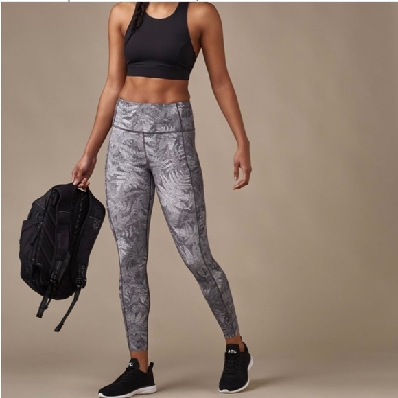 Lululemon Fast & Free 7/8 Tight Leggings Kindred Spirit Alpine White Multi - Picture 14 of 14